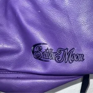 Sailor Moon Luna Cat purple backpack with pocket and cushion inside for … Great Eastern Entertainment | Bags | Sailor Moon Luna Cat  main image 4